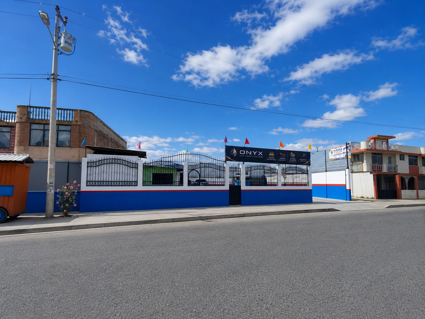 Fachada de ONYX Lubricentro & Car Wash en Ambato